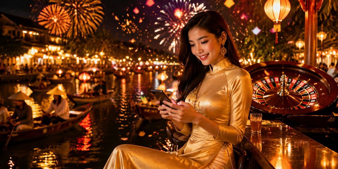 Trải nghiệm roulette casino trực tuyến bên sông Mekong với áo dài truyền thống